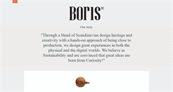 Desktop Screenshot of borisdesignstudio.com